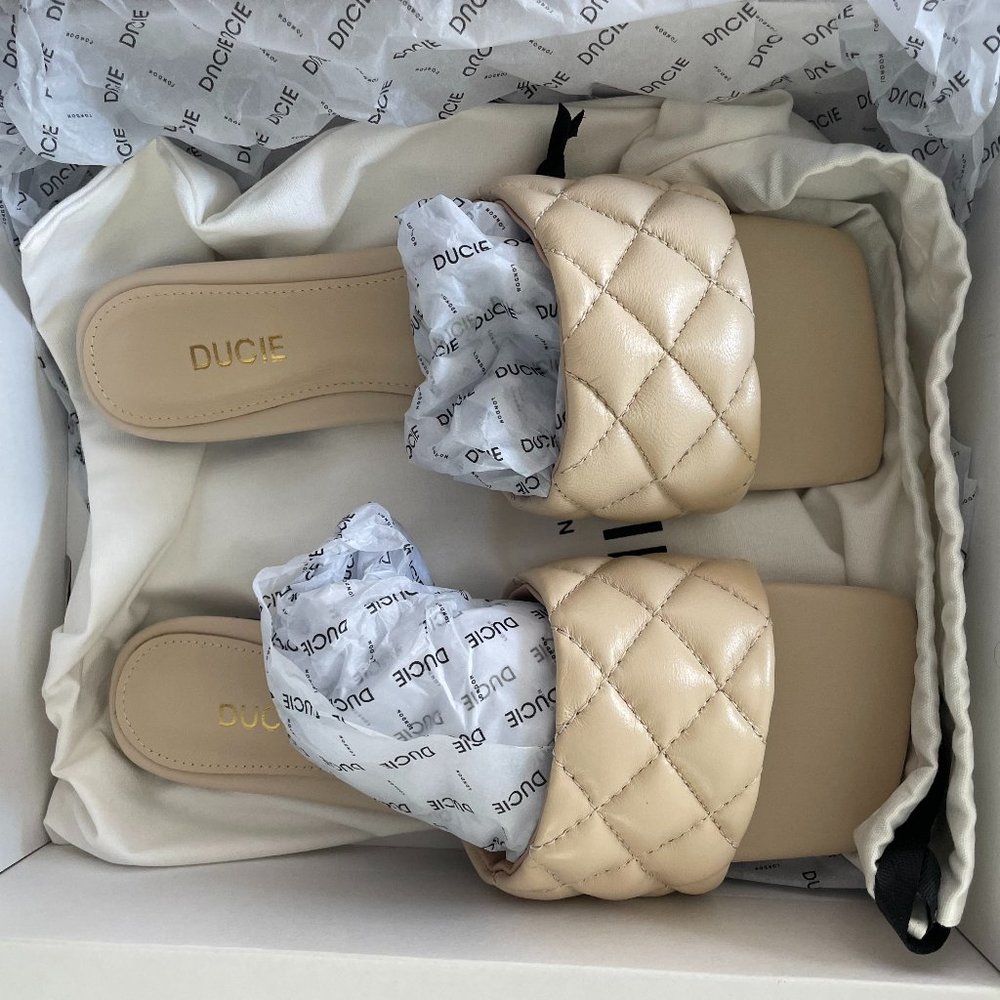 Ducie Scarlet Sandal - Beige (as seen on Melissa Wood Health)